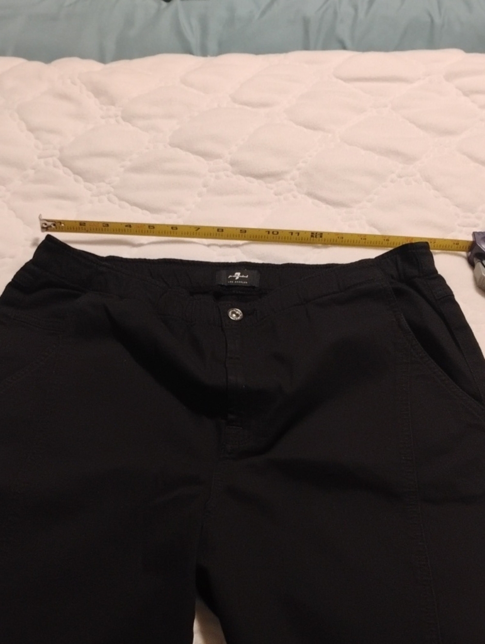 7 For All Mankind Men's Black Jeans